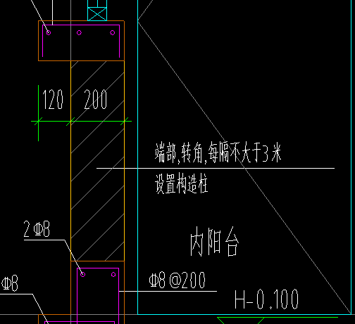  确认构造柱在图纸上的设置方式对吗？