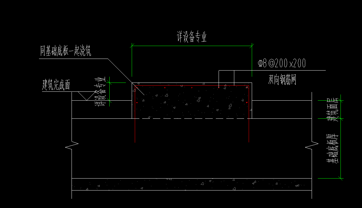  看到的基础大样图中的150标记代表什么？这是基础高度的标准吗？