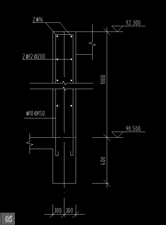  理解的2c12-200钢筋标注含义是什么？