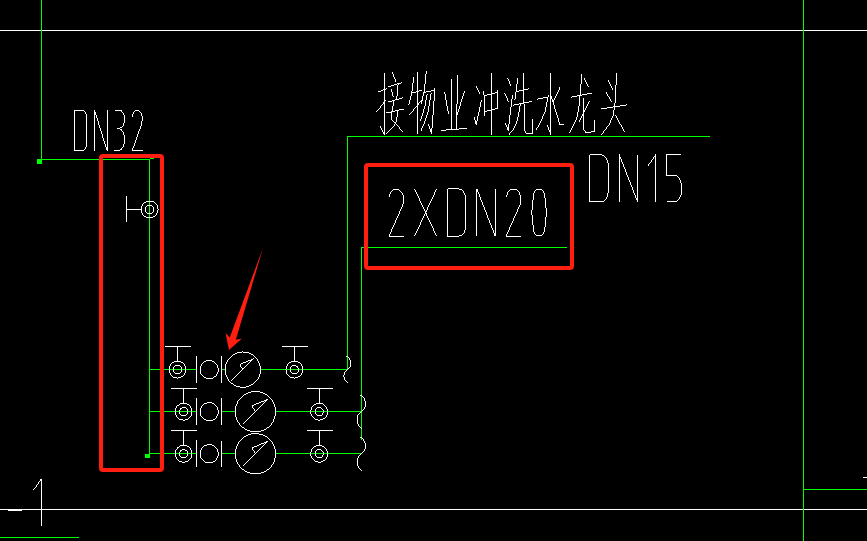  竖直管道也是DN20规格吗？还是仅水平管道是？