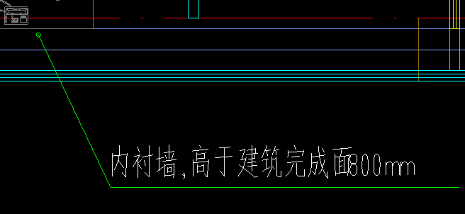  该如何理解这句描述？墙面比楼层高出0.8米的含义是什么？