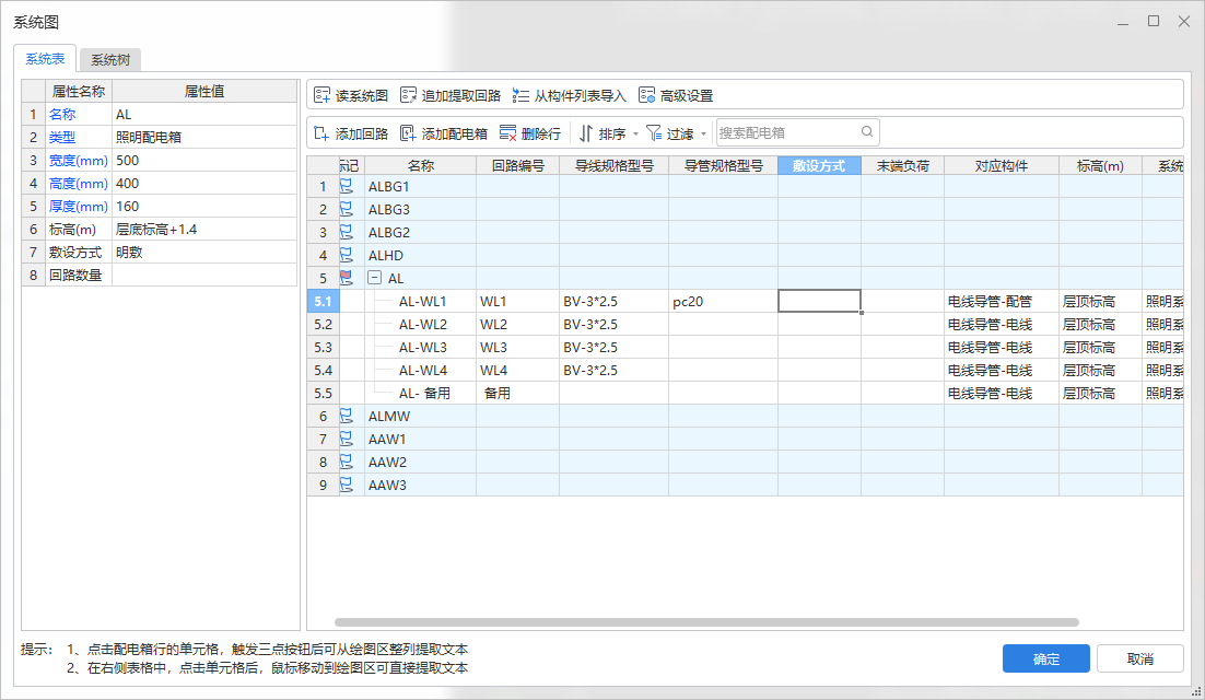  如何正确填写电气配电系统图？