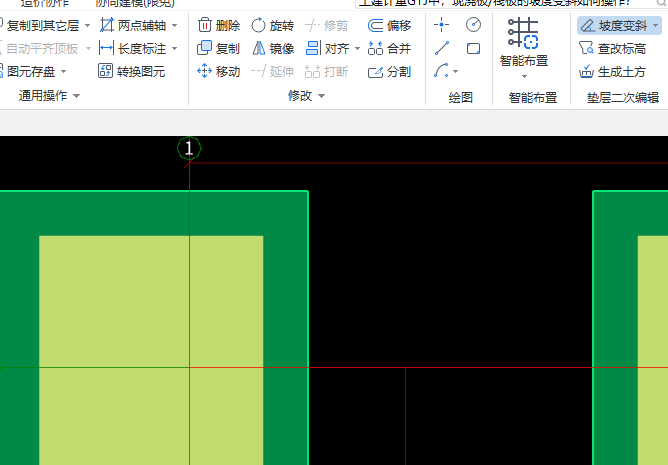  在软件中如何正确设置垫层的放坡比例？