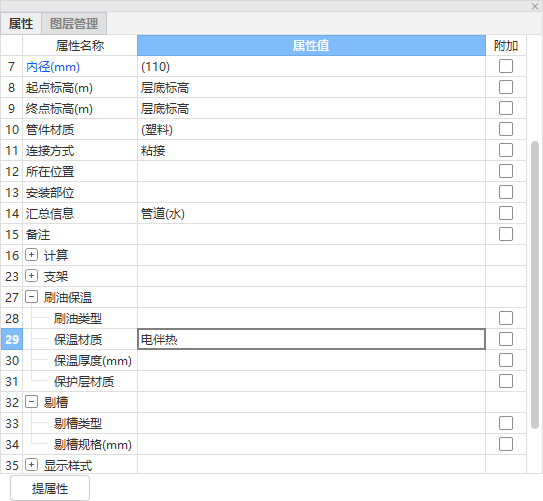  该如何绘制无厚度的电伴热保温图？