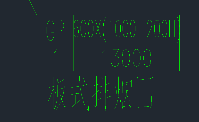  该如何理解百叶风口尺寸600*(1000+200H)？